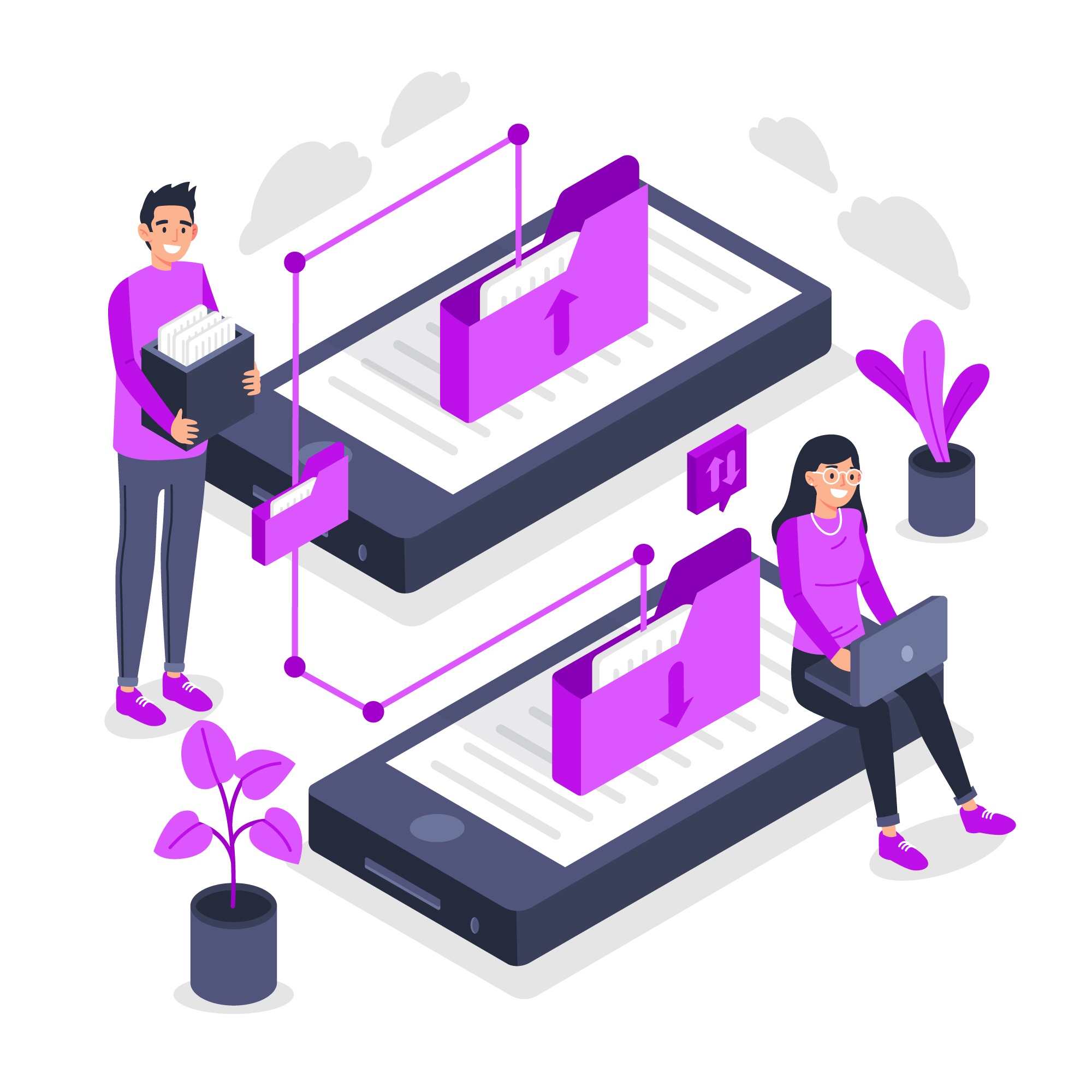 send a file anonymously